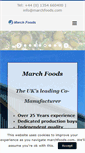 Mobile Screenshot of marchfoods.com